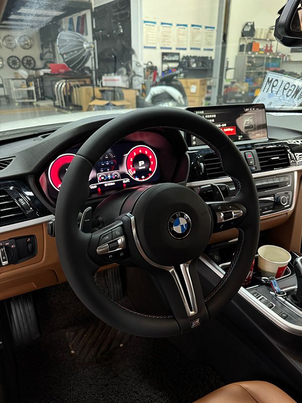 Пример тюнинга руля для BMW